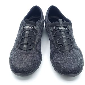 Skechers fortune knit charcoal on sale